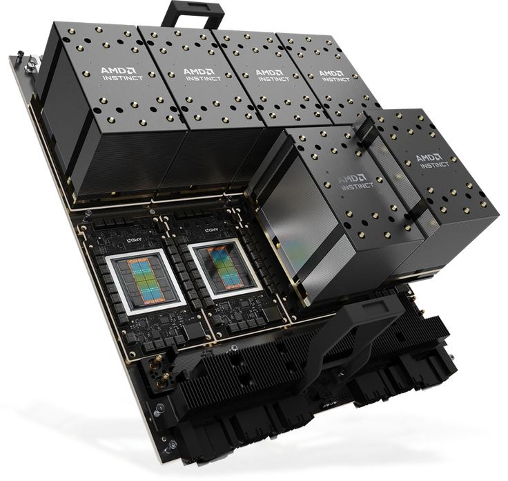 AMD Instinct MI300X OAM Baseboard